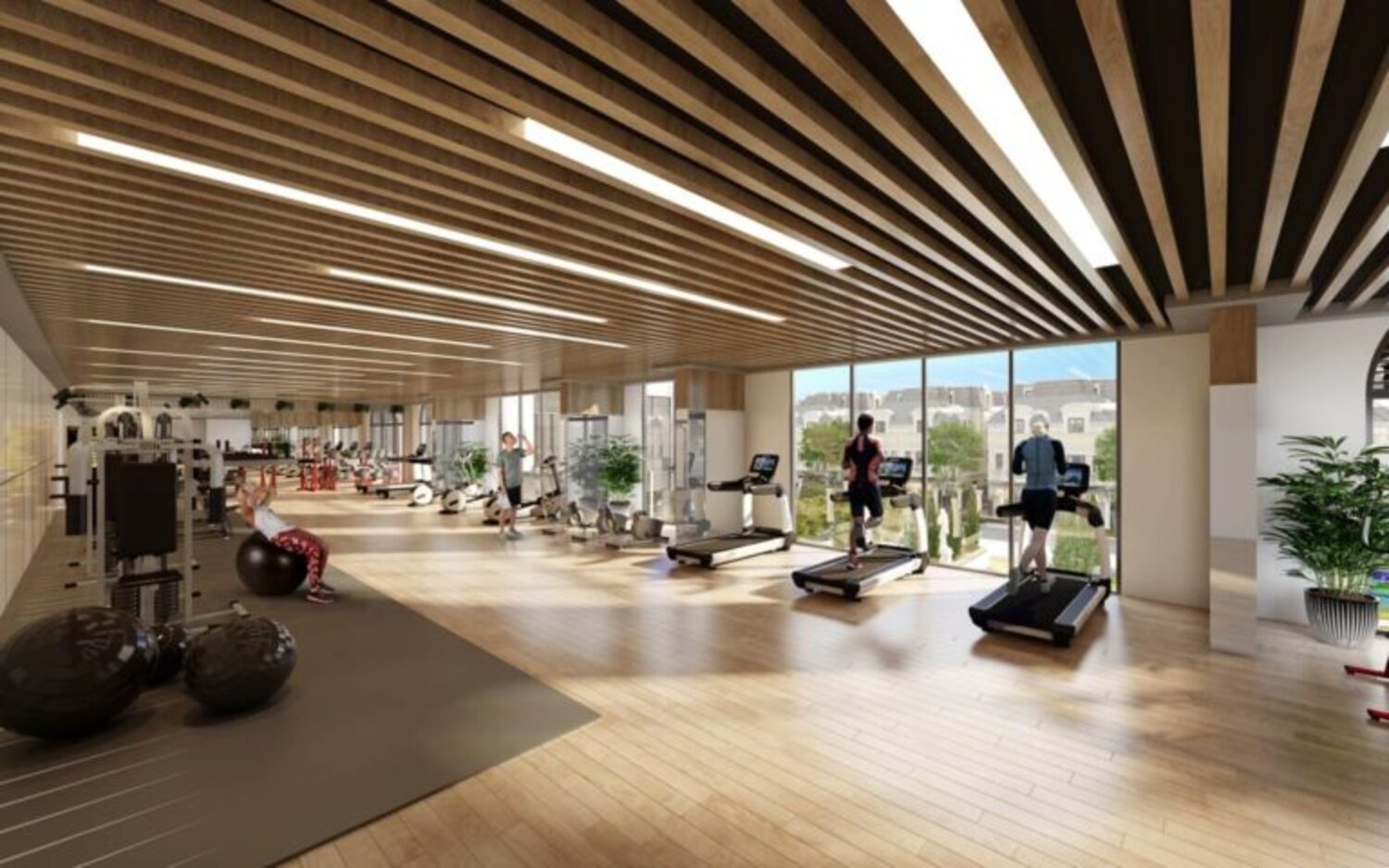 Phòng Gym & Yoga hiện đại Moon Light 2