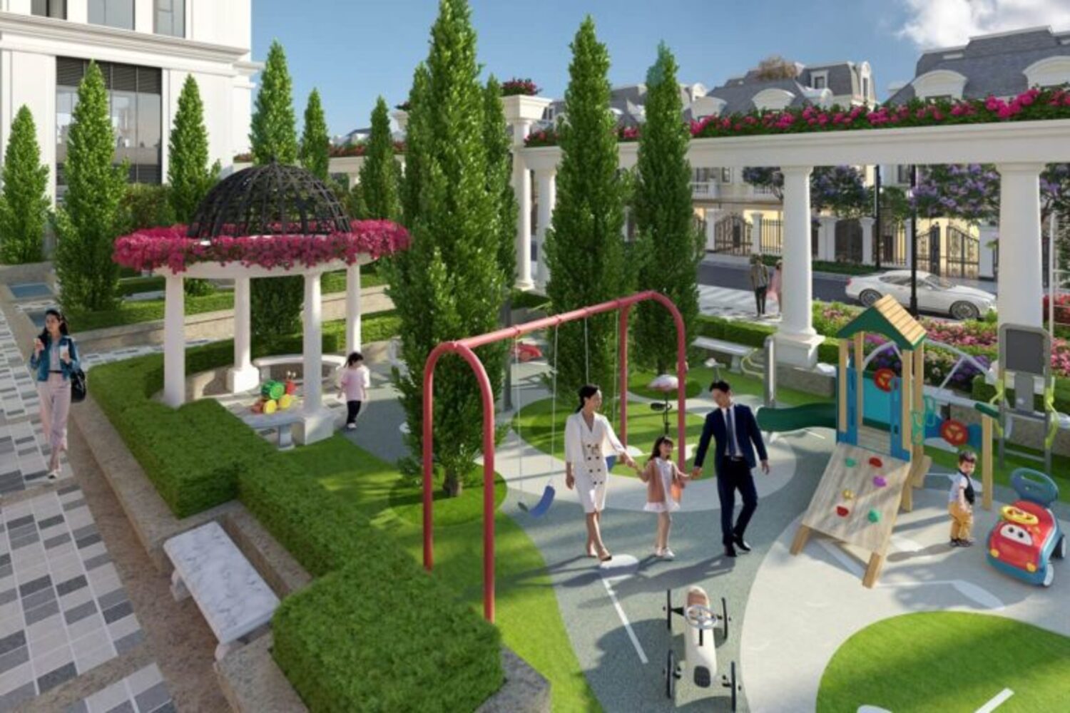 Vườn thượng uyển trên mái Moonlight Garden